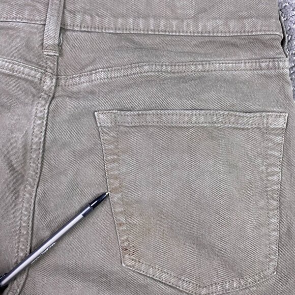 J. CREW 770 Stretch Jeans Straight Men's 32 x 32 Measures 32 x 30.5 Olive Green - Picture 6 of 14